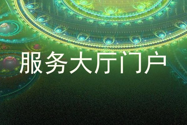 服务大厅门户