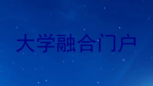 大学融合门户