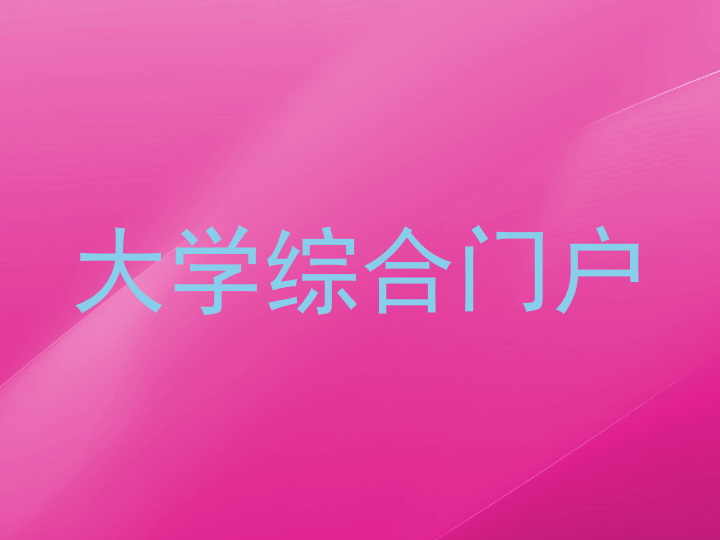 大学综合门户