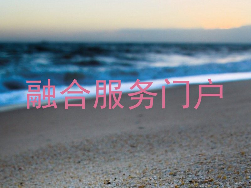 融合服务门户