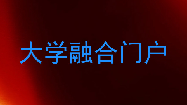 大学融合门户