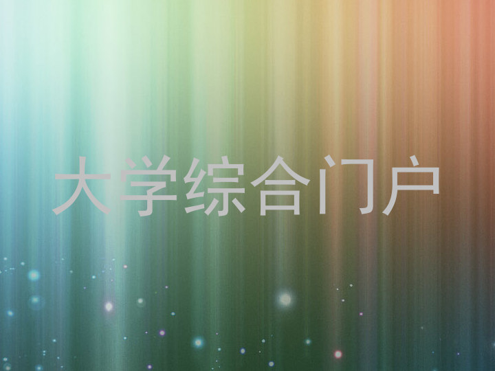 大学综合门户