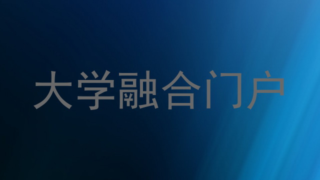 大学融合门户