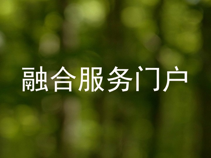 融合服务门户