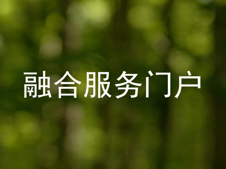 融合服务门户
