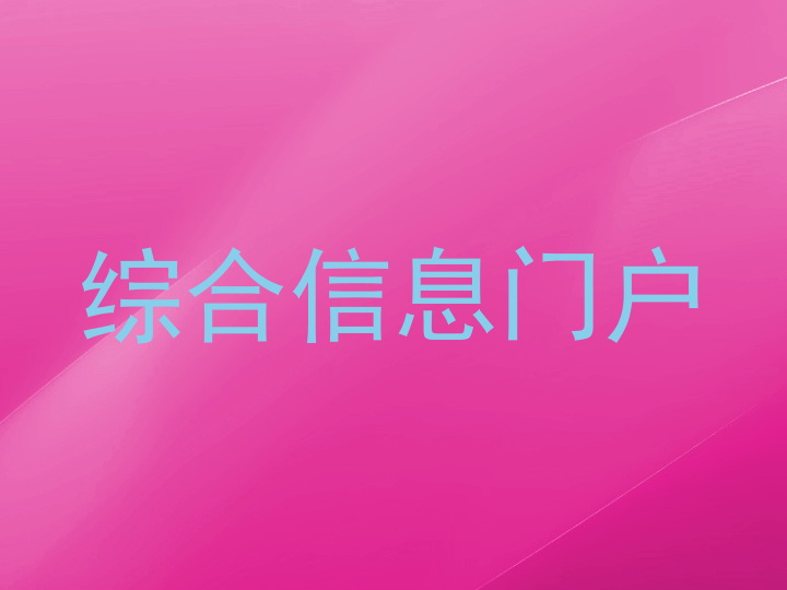 综合信息门户