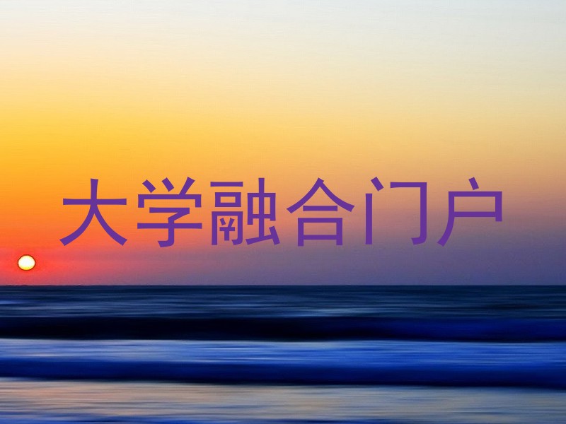 大学融合门户