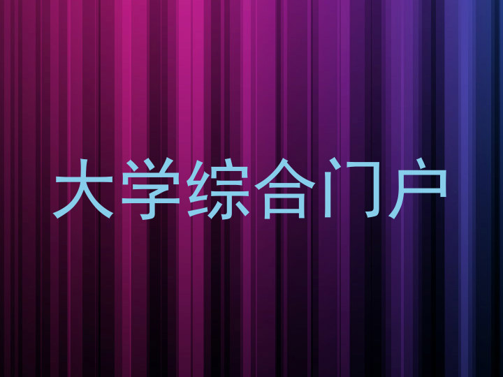 大学综合门户