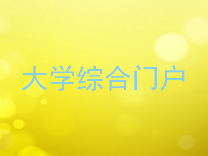 大学综合门户