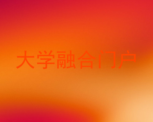 大学融合门户