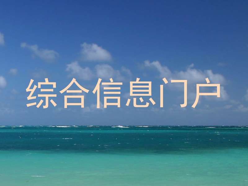 综合信息门户