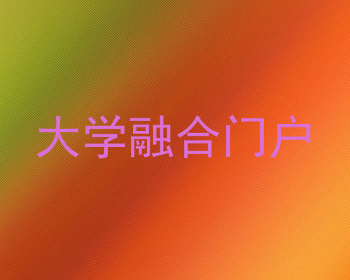 大学融合门户