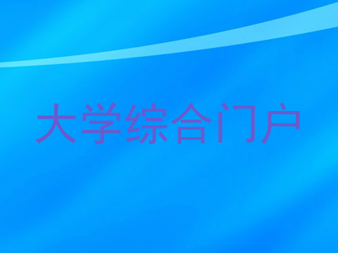 大学综合门户