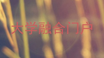 大学融合门户
