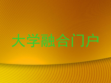 大学融合门户
