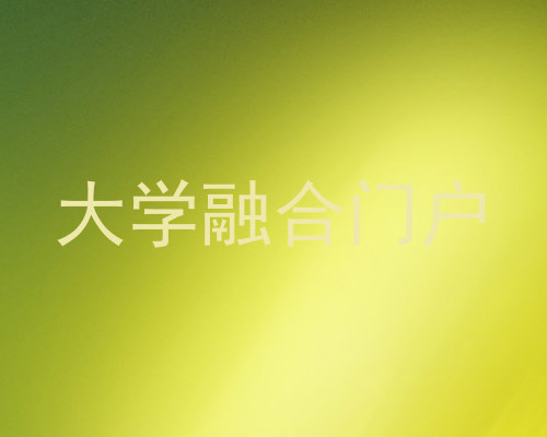 大学融合门户