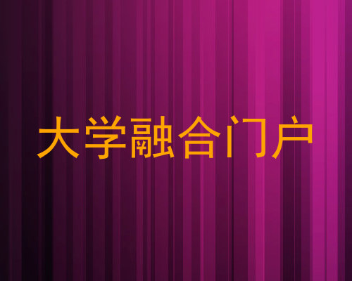 大学融合门户