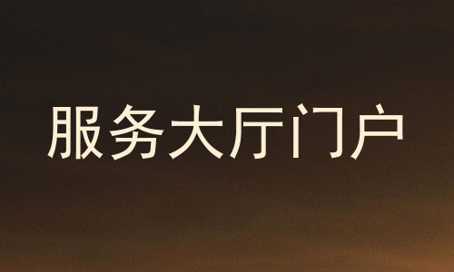服务大厅门户