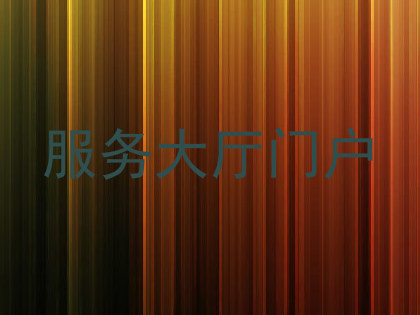 服务大厅门户