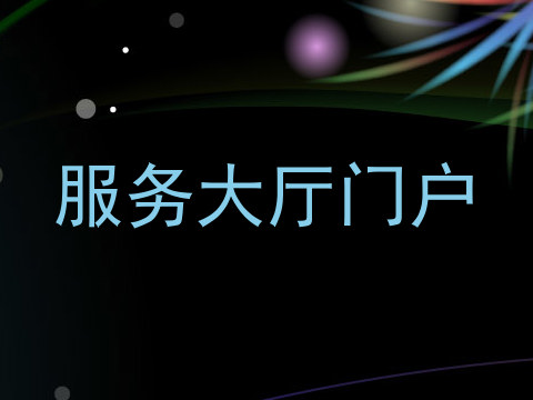 服务大厅门户