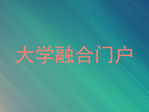 大学融合门户