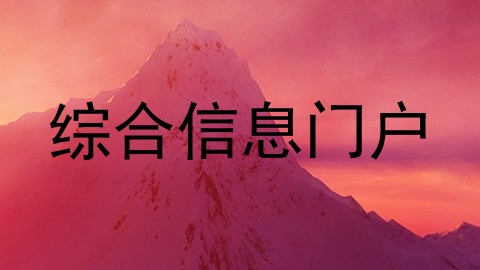 综合信息门户