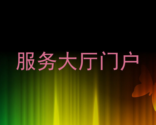 服务大厅门户