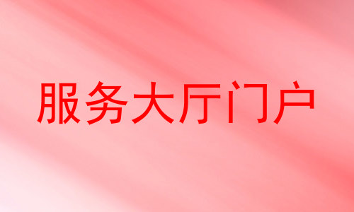 服务大厅门户