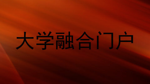 大学融合门户