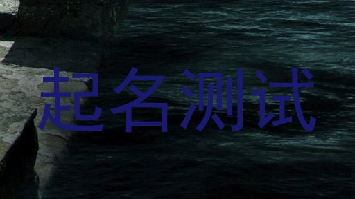 起名测试