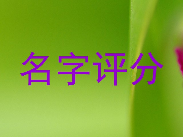 名字评分