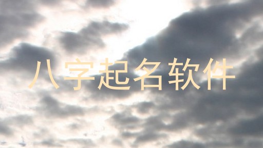 八字起名软件