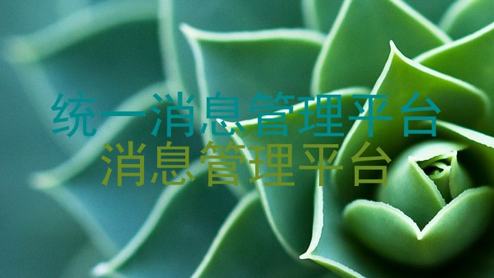统一消息管理平台|消息管理平台