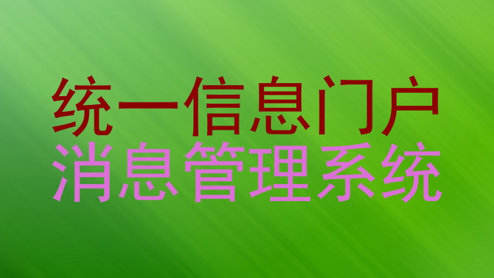 统一信息门户