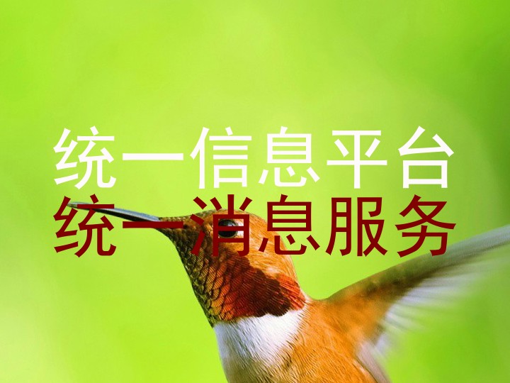 统一信息平台|统一消息服务