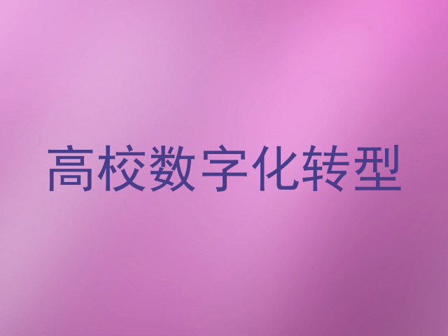 高校数字化转型