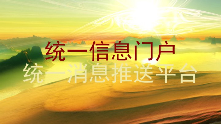 统一信息门户