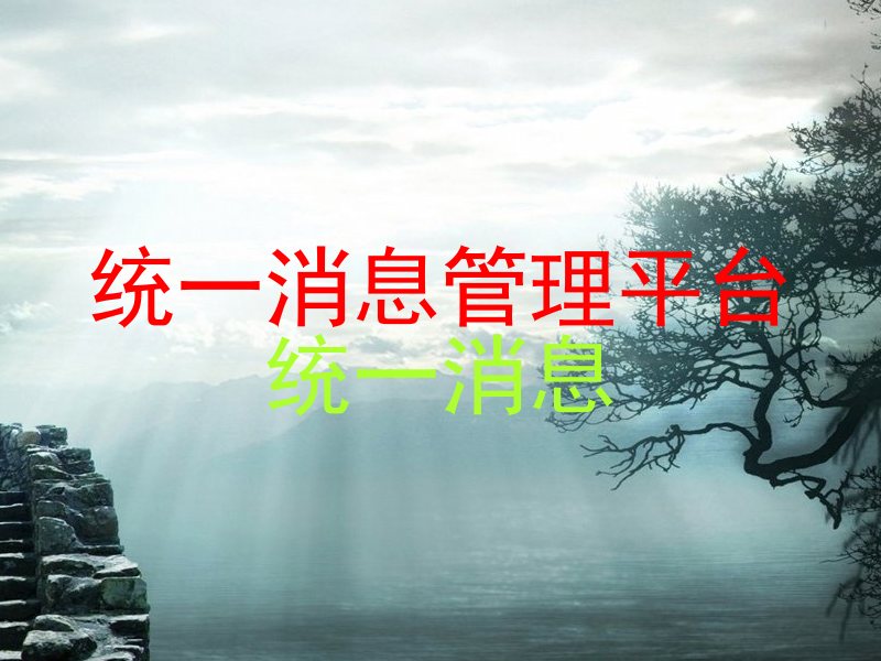 统一消息管理平台