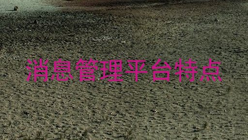 消息管理平台特点