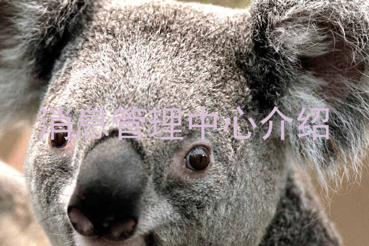 消息管理中心介绍