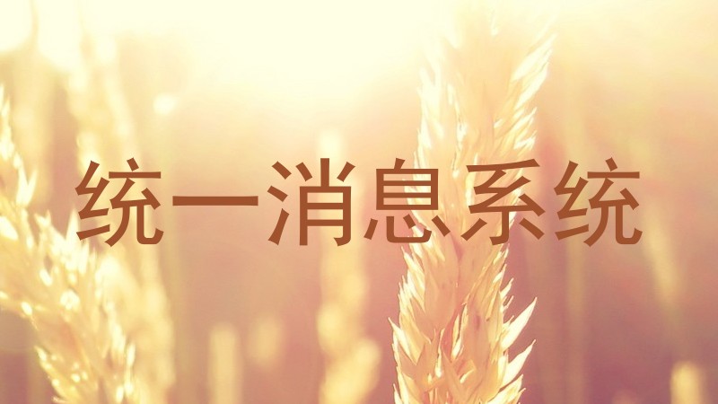 统一消息系统