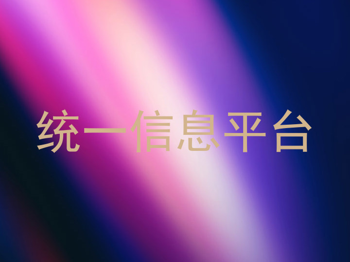 统一信息平台