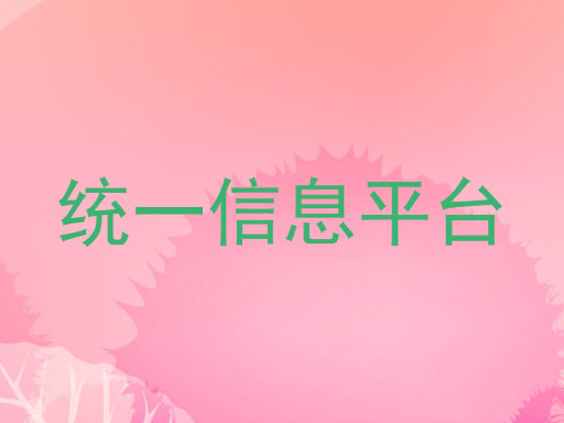 统一信息平台