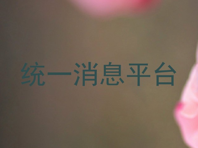 统一消息平台