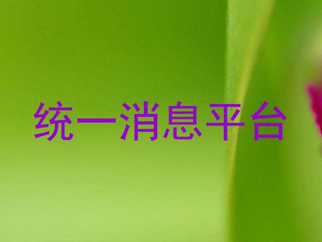 统一消息平台