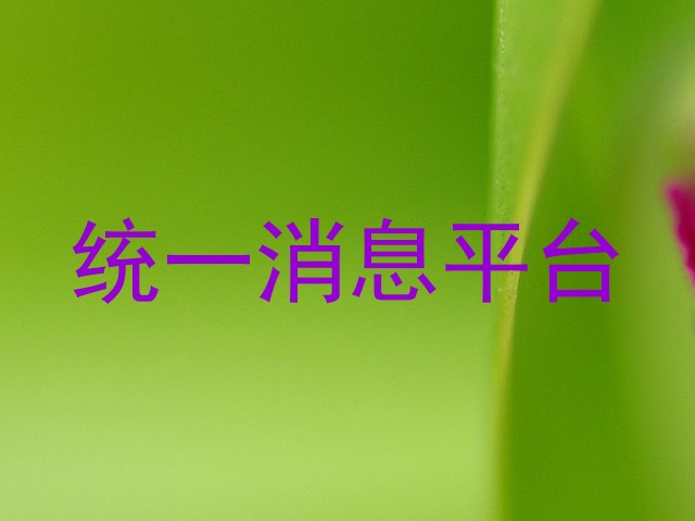 统一消息平台