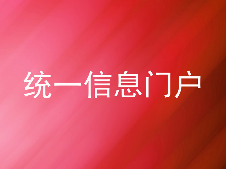 统一信息门户
