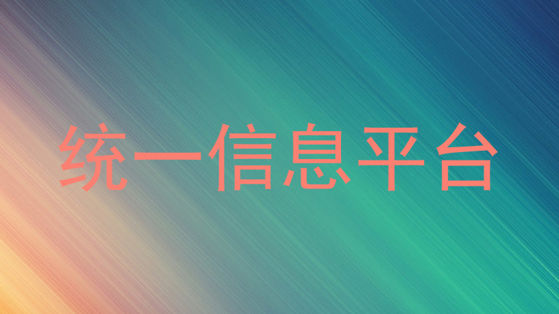 统一信息平台