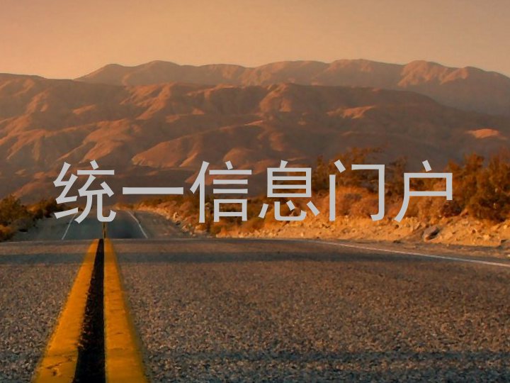 统一信息门户