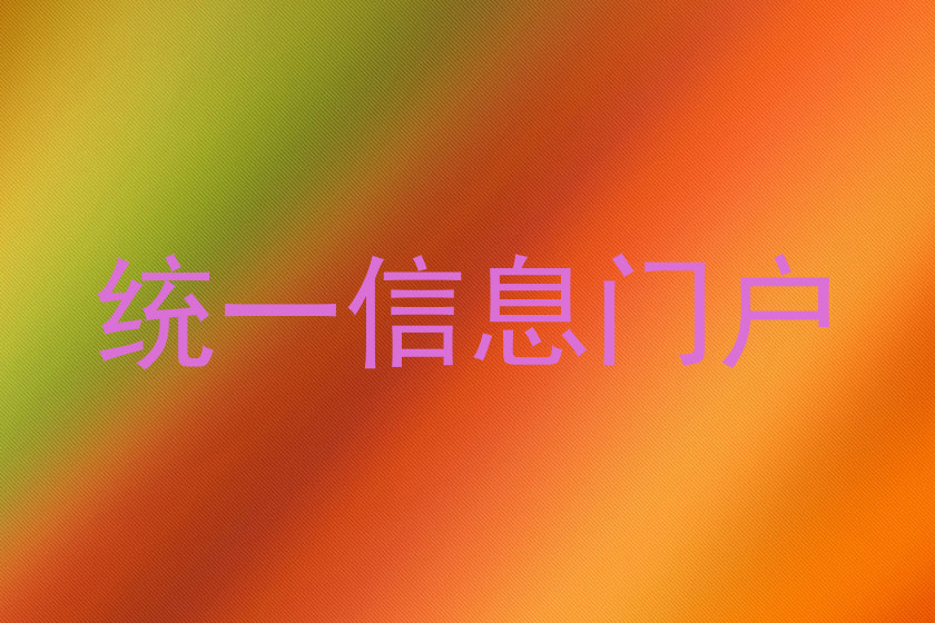 统一信息门户